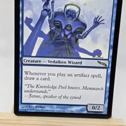 Vedalken Archmage Mirrodin MTG LP Light Play Rare 55/306 2003 Single - Image 4