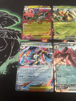 Pokemon Chaos Rising bundle of 8 x Rare Ex Cards. Pack Fresh. - Image 2
