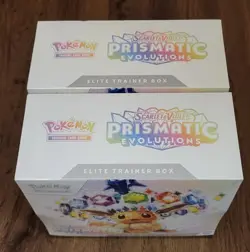 Lot of Qty 2 - Pokemon S&V Prismatic Evolutions ETB Elite Trainer Box - Sealed - Image 3