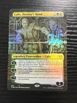 MTG *Calix, Destiny’s Hand Borderless foil X1* (NM) Theros Beyond Death Magic - Image 1