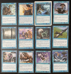 Vintage MTG Lot: 1997 12 Blue Cards NM/LP Magic The Gathering - Image 1