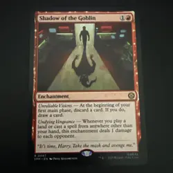 x1 Shadow of the Goblin R MTG Marvel's Spider-Man M/NM, English - Image 1