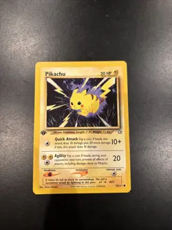 Pikachu 70/111 1st Edition Neo Genesis Pokemon Card NM Vintage 2000 WOTC - Image 1