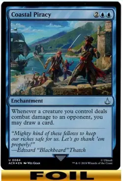 1x - Coastal Piracy - FOIL #84 - Assassin's Creed - CUC NM MTG - Image 1