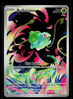 Bulbasaur (Mega Evolution Stamped) Illustration Rare 133/132 Promos Pokemon NM - Image 1