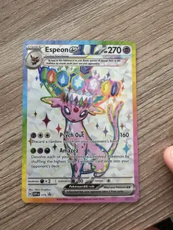 Espeon ex SVP 175 Black Star Promo Tera Pokemon TCG Prismatic Evolutions NM - Image 1