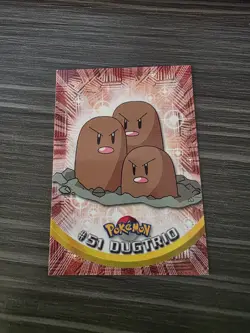 1999 Topps Pokemon TV Animation Card #51 Dugtrio - NM - Image 1