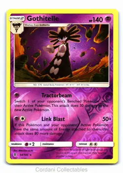 Gothitelle 54/145 - Guardians Rising - Reverse Holo Pokemon Card - Near Mint - Image 1
