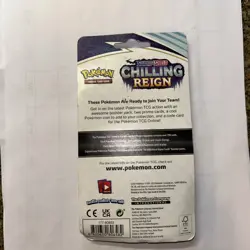 Pokemon Sword & Shield Chilling Reign Blister Pack + Shaymin Coin - Milotic Holo 820650806582 - Image 2