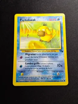 EXC NM Psykokwak 53/62 Wizards Fossile Carte Pokemon FR - Image 1