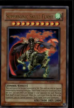 Supersonic Skull Flame Yu-Gi-Oh! 5D's Wheelie Breakers Super Rare Zombie Effect - Image 1
