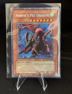 Konami Yu-Gi-Oh! Harpie's Pet Dragon RP02-EN093 Secret Rare Holo Reprint - Image 1