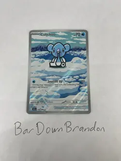 Pokemon TCG - Cubchoo - 109/086 - Illustration Rare - SV: Black Bolt - Image 1