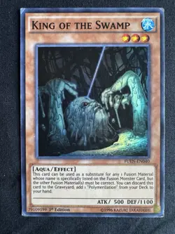 Yugioh! King of the Swamp FUEN-EN040 Fusion Enforcers 1st Edition LP-MP - Image 2