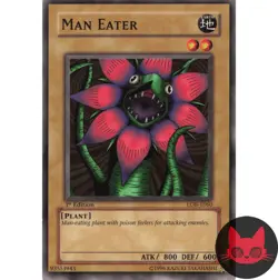 Yugioh Man Eater LOB-E060 Common 1st Edition NM - Image 1