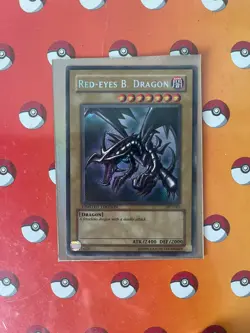 Red-Eyes B. Dragon Holographic Secret Rare YuGiOh BPT-005 2002 Collectors Tin - Image 3