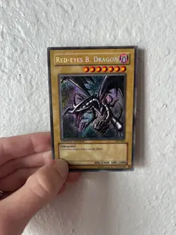 Red-Eyes B. Dragon Holographic Secret Rare YuGiOh BPT-005 2002 Collectors Tin - Image 5