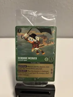 Disney Lorcana Scrooge McDuck - S.H.U.S.H. Agent Promo Foil 36/P3 Sealed - Image 1