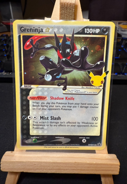 Pokemon TCG Sword & Shield Celebrations Promo: Greninja Gold Star SWSH144 - Image 1