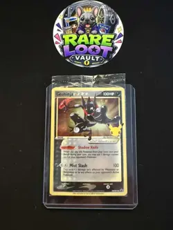 Sealed Greninja Gold Star Promo SWSH144 Celebrations Pokemon TCG - Image 1