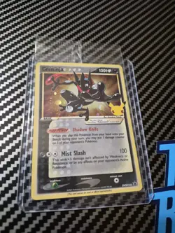 #1 Greninja Gold Star Sealed Promo SWSH144 Celebrations ETB Pokemon TCG - Image 1