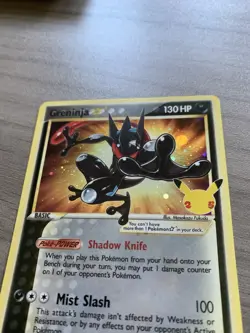 Pokemon TCG - Greninja Gold Star - SWSH144 - Celebrations 25th Anniversary Promo - Image 5