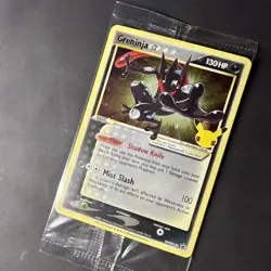 Pokemon TCG Greninja Gold Star SWSH144 Celebrations Sealed - Image 2