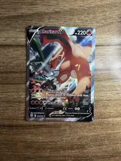Charizard V Alt Art Brilliant Stars Pokemon Card SWSH 154/172 FA 2022 NM - Image 1