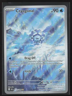 Cryogonal 111/086 Holo Illustration Rare Black Bolt Pokemon Holo Near Mint - Image 1