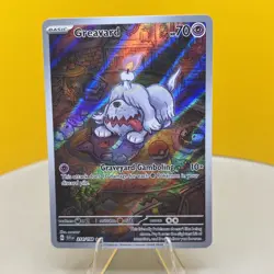 Greavard 214/198 Scarlet & Violet Illustration Rare Pokemon NM/M - Image 1