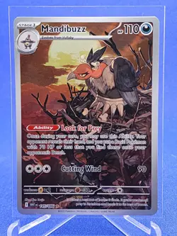 Mandibuzz 145/086 - White Flare English IR Holo Pokemon Tcg - Image 1
