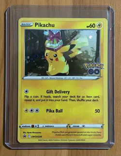 Pokemon TCG - Pikachu SWSH234 -Holo- Black Star Promo MP - Image 1