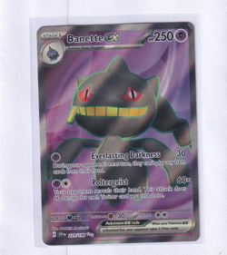 Banette ex 229/198 Ultra Rare Scarlet & Violet Pokemon Holo LP - Image 1