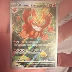 Pokemon TCG Darmanitan 098/086 Sv: Black Bolt IR Holo HP140 EN - Image 1