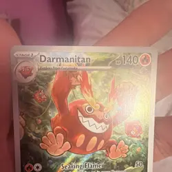 Pokemon TCG Darmanitan 098/086 Sv: Black Bolt IR Holo HP140 EN - Image 2