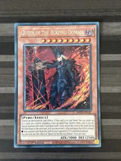 Yugioh | Queen of the Blazing Domain | MP25 | Secret Rare | 1st Edition | NM - Image 3