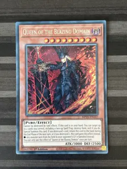 Yugioh | Queen of the Blazing Domain | MP25 | Secret Rare | 1st Edition | NM - Image 5
