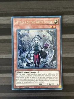 Yugioh | Astellar of the White Forest | MP25 | Secret Rare | 1st Edition | NM - Image 1