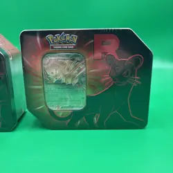(2) Pokemon TCG Team Rocket Tin Destined Rivals Lot X2 FACTORY SEALED Brand New - Image 4