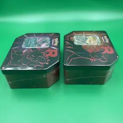 (2) Pokemon TCG Team Rocket Tin Destined Rivals Lot X2 FACTORY SEALED Brand New - Image 5