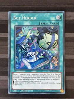 Yugioh | Bot Herder | MP25 | Secret Rare | 1st Edition | NM - Image 1