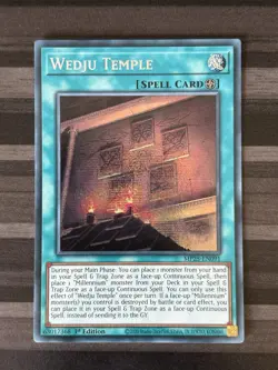 Yugioh | Wedju Temple | MP25 | Secret Rare | 1st Edition | NM - Image 1