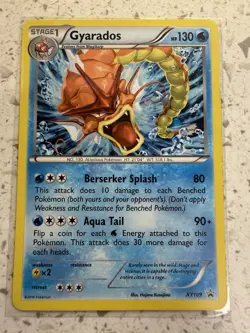 Pokemon TCG 2016 Gyarados Black Star Promo Holo Card #XY109 - LP - Image 1