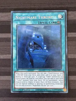 Yugioh | Nightmare Throne | MP25 | Secret Rare | 1st Edition | NM - Image 1