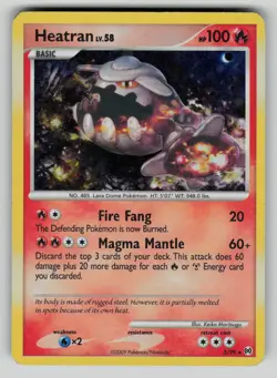 Heatran 3/99 Holo Holo Rare Arceus Pokemon MP - Image 1