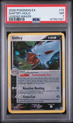 Shiftry [Reverse Holo] - Pokemon Legend Maker #12 PSA 7.0 - Image 1