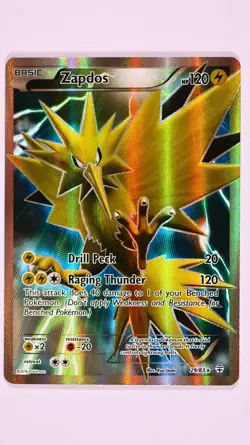 Pokemon Zapdos 29/83 Generations 20th Anniversary Full Art Textured NM - Image 1