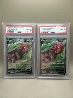 Pokemon Greedent V: Fusion Strike ENG & JPN PSA 10🔥 - Image 1