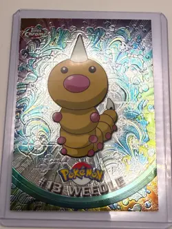 Weedle 2000 Topps Chrome Pokemon TV Animation Series 1 #13 (Near Mint) - Image 1