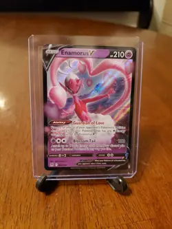 Enamorus V 082/196 Pokemon TCG Sword And Shield Lost Origin Ultra Rare NM - Image 1